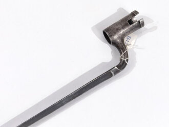 Preussen ?, Tüllenbajonett für Dreyse Zündnadelgewehr   Modell 1841 dreikantig, Sperring fehlt, Gesamtlänge 55,5 cm , Klingenlänge 48,8 cm