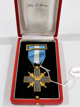 Spanien, Kriegverdienstkreuz für die spanische Truppen im spanischen Bürgerkrieg " Cruz de Guerra para Tropa " mit Verleihungsetui