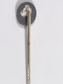 Verwundetenabzeichen in Silber 9mm, Rückseitig mit Hersteller L/18 für " B.H. Mayer´s Hofkunstprägeanstalt, Pforzheim " , Hakenkreuz nur ganz leicht über die Lupe erkennbar