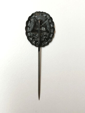 Miniatur zum Verwundetenabzeichen Schwarz 1. Weltkrieg, Größe 23 mm