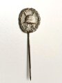 Miniatur zum Verwundetenabzeichen Silber 1. Weltkrieg, Größe 15 mm