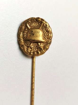 Miniatur zum Verwundetenabzeichen Gold 1. Weltkrieg,...