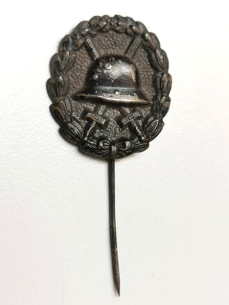 Miniatur zum Verwundetenabzeichen Schwarz 1. Weltkrieg, Größe 22 mm