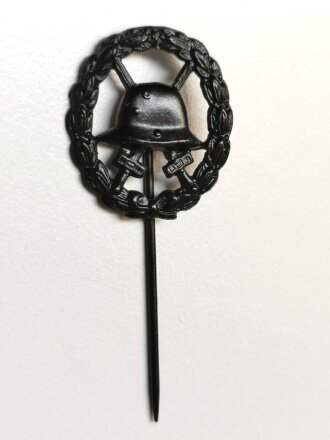 Miniatur zum Verwundetenabzeich Schwarz 1. Weltkrieg durchbrochen, Größe 20 mm