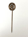Miniatur zum Verwundetenabzeichen Silber 1. Weltkrieg durchbrochen, Größe 14 mm