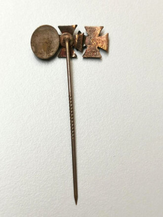 Miniatur, Eisernes Kreuz 1. und 2. Klasse 1939, Verwundetenabzeichen Schwarz, Größe 9mm, Hersteller L/57