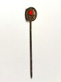 Miniatur, Verwundetenabzeichen 1939 Gold, Größe 9 mm, wohl neuzeitlich mit goldbronze angemalt