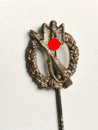 Miniatur, Infanterie Sturmabzeichen in Silber, Größe 16 mm