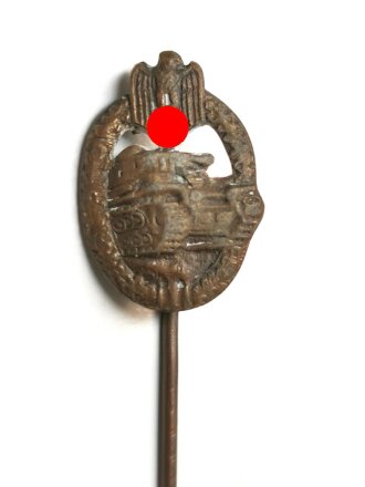 Miniatur, Panzerkampfabzeichen in Bronze,...