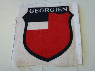 Armabzeichen für Freiwillige Georgien, gedruckte Ausführung