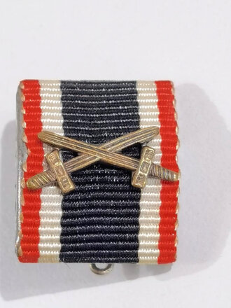 Bandspange 15 mm, " Kriegsverdienstkreuz mit Schwerter " Beschreibung bitte lesen