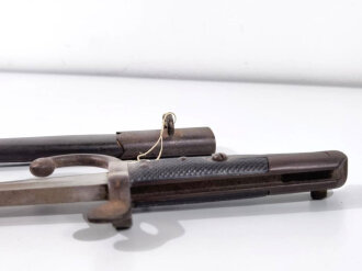 Dänemark, Seitengewehr Modell 1867, Truppenstempel, Hersteller Gebrüder Weyersberg Solingen