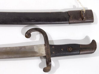 Dänemark, Seitengewehr Modell 1867, Truppenstempel, Hersteller Gebrüder Weyersberg Solingen