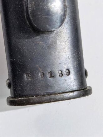 Argentinien, Seitengewehr Modell 1891,  Hersteller Weyersberg Kirschbaum &Co, Hoheitsmarke ausgeschliffen,  Solingen,