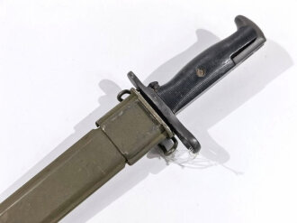 USA 2.Weltkrieg,  Seitengewehr mit Kunststoffscheide, gekürztes Modell, Markierungen SA 1909