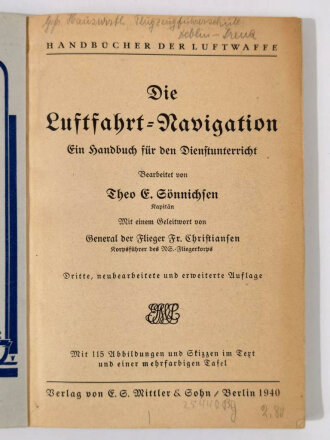 "Die Luftfahrt Navigation" Ein Handbuch...