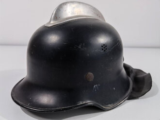 Deutschland nach 1945, Stahlhelm Feuerwehr in gutem...