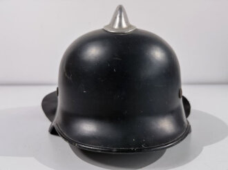 Deutschland nach 1945, Stahlhelm Feuerwehr in gutem...