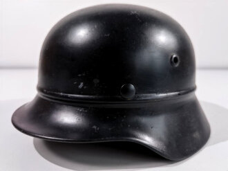 Stahlhelm Luftschutz, überlackiertes Stück