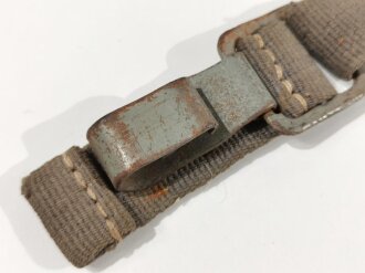 Webriemen Wehrmacht graublau , Gesamtlänge 18cm
