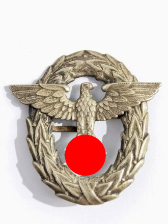 Polizei III.Reich, Mützenadler für Mannschaften aus Buntmetall