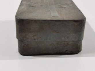 1.Weltkrieg, Zinkblechdose für Handgranatenzünder ( Kugel - und Eihandgranate )