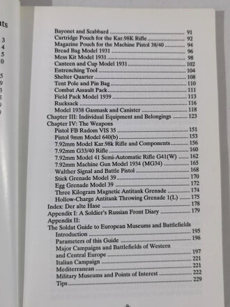 Volume 1, 2 and 3: "Soldat The Word War II German Army Combat Uniform Collectors Handbook - Equipping the German foot soldier in Europe 1939-42, 1943, 1944-45" used books see note