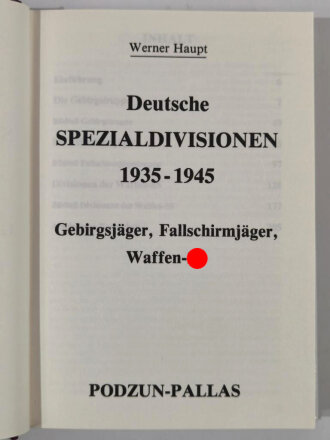 "Deutsche Spezialdivisionen 1935-1945...