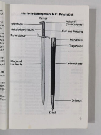 "Deutsche Seitengewehre und Bajonette 1740-1945 Katalog mit Abbildungen und Preisen, 281 Seiten, gebraucht, gut