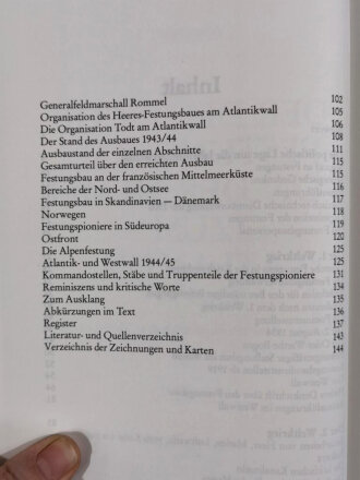 "Der deutsche Festungsbau von der Memel bis zum Atlantik Festungspioniere Ingenieurkorps Pioniertruppe 1900-1945", 144 Seiten, A5, gebraucht gut