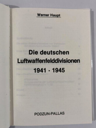 "Die deutschen Luftwaffen-Felddivisionen...