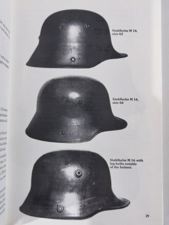 "The History of the German Steel Helmet 1916-1945", 448 pages, used book, good condition