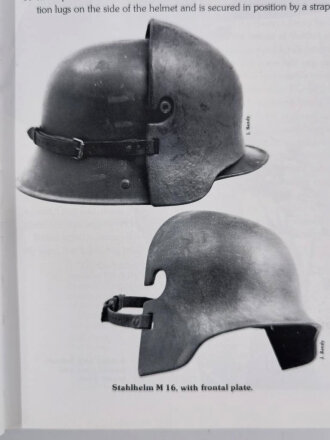 "The History of the German Steel Helmet 1916-1945", 448 pages, used book, good condition