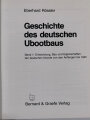 "Geschichte des deutschen Ubootbaus Band 1" 278 Seiten plus Anlagen, gebraucht gut