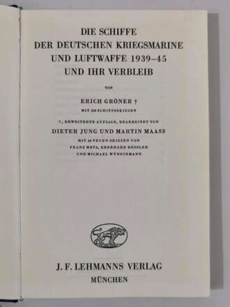 "Die Schiffe der deutschen Kriegsmarine und...