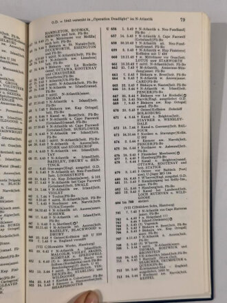 "Die Schiffe der deutschen Kriegsmarine und Luftwaffe 1939-1945 und ihr Verbleib", 120 Seiten, gebraucht gut