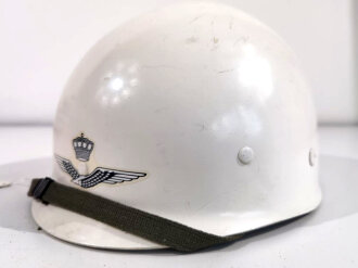 Innenhelm für Stahlhelm M1 aus weissem Kunststoff