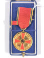 Bundesrepublik Deutschland, Verdienstmedaille des Bundesverdienstkreuz , Durchmesser 38 mm mit Bandnadel im Etui von Steinhauer & Lück