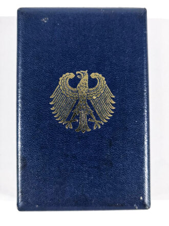 Bundesrepublik Deutschland, Verdienstkreuz am Bande des Verdienstordens für Arbeitsjubilare mit Bandschnalle für Herren im Verleihungsetui, von 1957 bis 1966