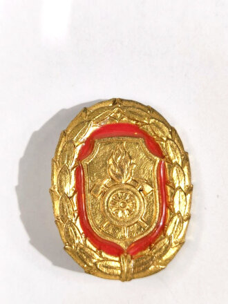 Feuerwehr, Bayerisches Feuerwehr Leistungsabzeichen in Gold / Rot, seit 1974