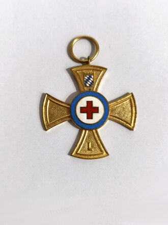 Ehrenzeichen für Verdienste um das Bayerische Rote Kreuz in Gold für 50 Jahre, ohne Band, von 1957 bis 1972