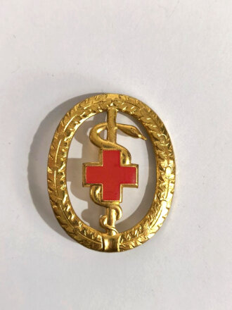 Rotes- Kreuz, Leistungsabzeichen des Bayerischen Roten Kreuzes in Gold, seit 1976