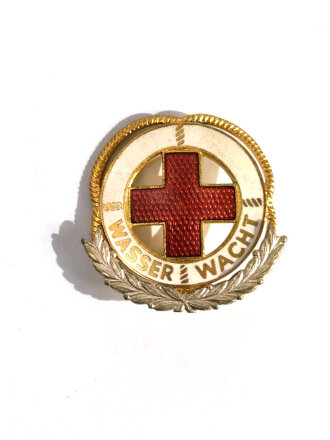 Rotes Kreuz, Ehrenzeichen der Wasserwacht des Deutschen Roten Kreuzes in Silber, 1. Fassung 60er Jahre, 40 x 45mm