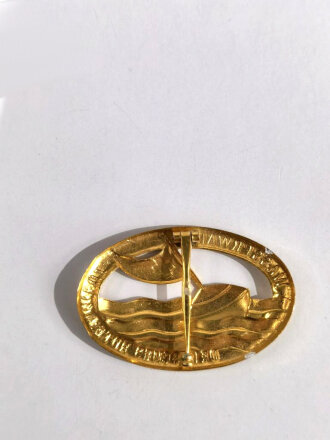 Rotes Kreuz, Deutsches Rettungsschwimmerabzeichen des Deutschen Roten Kreuzes in Gold, seit 1964