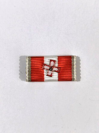 Feuerwehr Rheinland- Pfalz, Bandspange für Ehrenzeichen am Band Silber, Breite 25mm