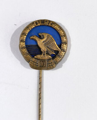 Bundesrepublik Deutschland, Mitgliedsabzeichen der DRLG mit Eichenkranz in Bronze, 2. Fassung von 1968 bis 1979, 19mm