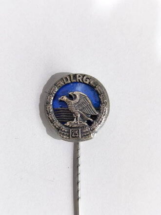 Bundesrepublik Deutschland, Mitgliedsabzeichen der DRLG mit Eichenkranz in Silber, 2. Fassung von 1968 bis 1979, 19 mm