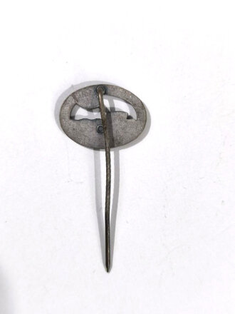 Rotes Kreuz, Deutsches Rettungsschwimmerabzeichen in Silber als Miniatur 18 mm