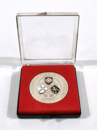 Medaille " Landes- Meister Rheinland Pfalz, Landes Sport Bund 1990 in Silber" Durchmesser 50 mm