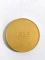 Medaille " Landes- Meister Rheinland Pfalz, Landes Sport Bund 1989 in Gold " Durchmesser 50 mm